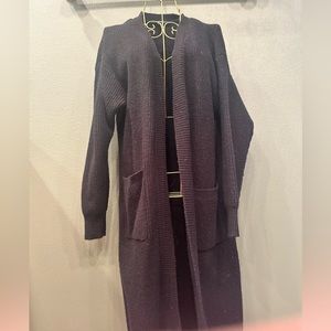 Black or Green long sweater coat